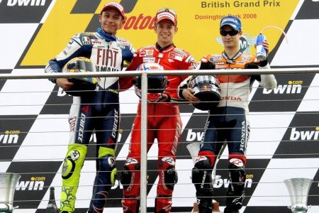 Casey Stoner - победитель гонки Гран-При Великобритании