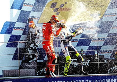 Casey Stoner Valencia Gran Prix MotoGP 2008