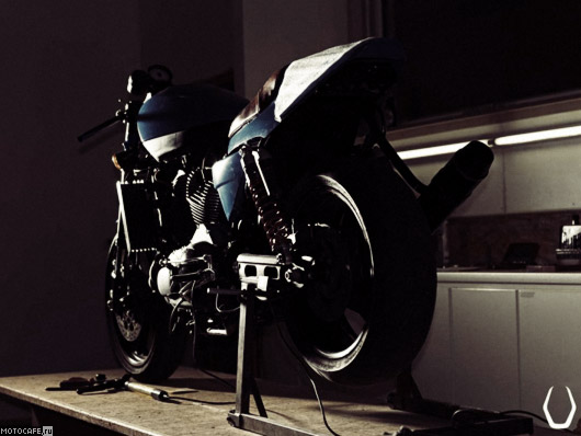 Motosapiens из бельгии - Cafe Racer Harley-Davidson XR1200X