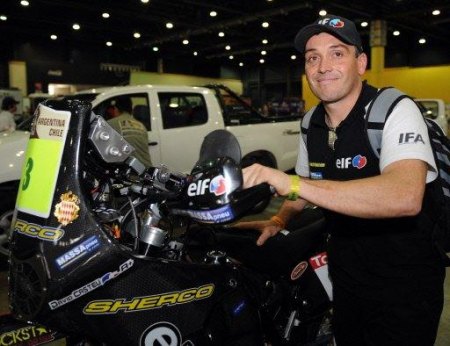Давид Касте - победитель первого этапа Dakar 2010 в классе мотоциклов 