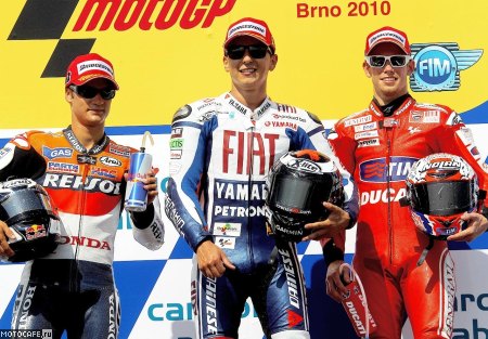 MotoGP: Десятый этап, Гран-При Чехии, гонка МotoGP. Седьмая победа Хорхе Лоренцо