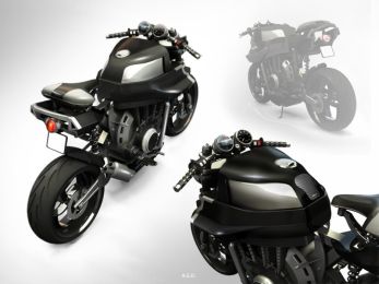 Концепт кафе-рейсера от Alp Germaner: Cafe racer concept