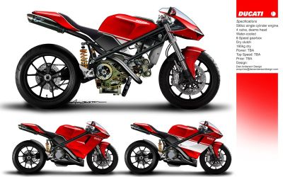 Концепт Ducati 599 Mono
