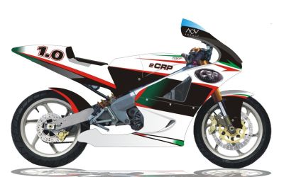 Макет электроцикла CRP Racing eCRP 1.0