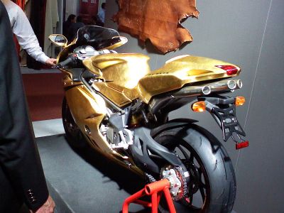 Мотоцикл MV Agusta F4 RR 312 в золоте