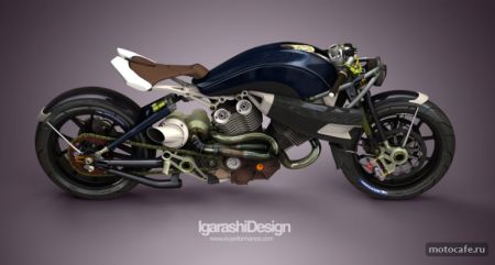 Yutaka Igarashi Cafe-Racer Concept