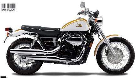 Скрамблер Honda RS 750 от Luca Bar
