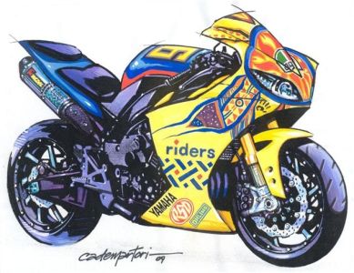 Yamaha R1 Riders for Health Valentino Rossi