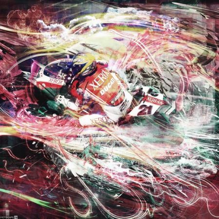 Серия картин “Honour&Glory” в честь Троя Бейлиса и Xerox Ducati