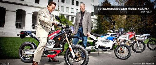 Арнольд Шварценеггер покровительствует Zero Motorcycles