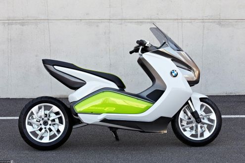 Концепт макси-скутера BMW Concept e