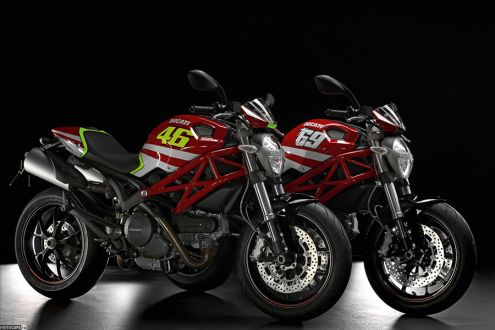 GP-реплика Ducati Monster в честь Valentino Rossi и Nicky Hayden, 