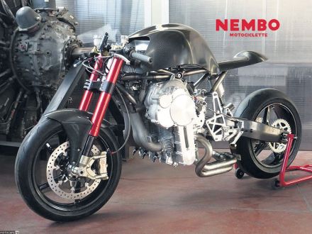 Двухлитровый мотор-перевертыш в мотоцикле Nembo Super 32 Rovescio
