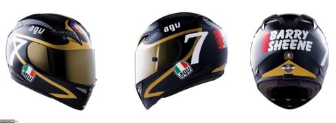 AGV выпускает реплики шлемов в честь чемпионов прошлого