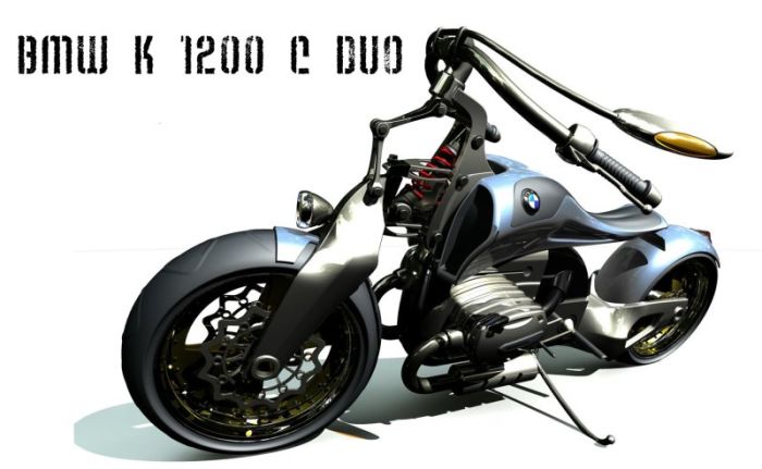 Концепт чоппера-круизера BMW K1200C DUO 
