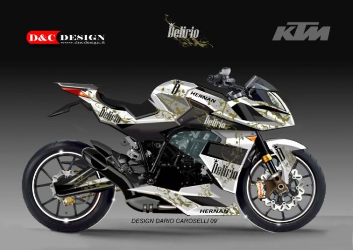 Дизайн KTM Naked от Dario Caroselli