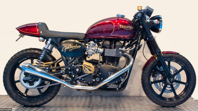 Каферейсер Triumph Bonneville SE Goldenboy