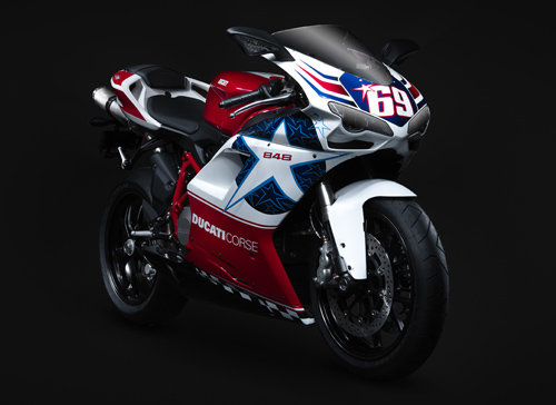 Фото-сет Ducati 848 Nicky Hayden Edition