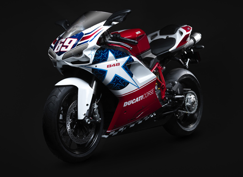 Фото-сет Ducati 848 Nicky Hayden Edition