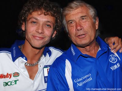 Giacomo Agostini и Valentino Rossi